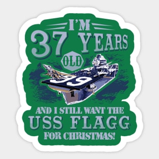 I'm 37 Years Old And I Still Want The USS Flagg For Christmas G.I. Joe Sticker